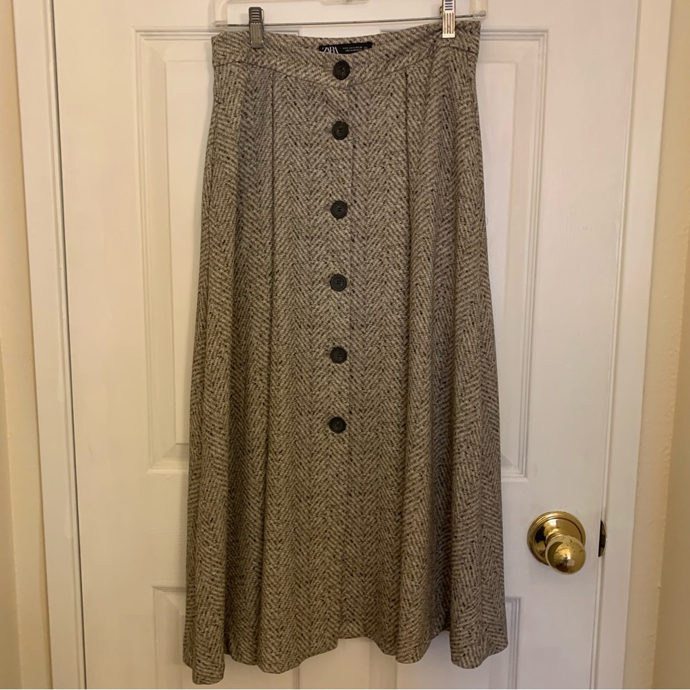 ZARA midi skirt